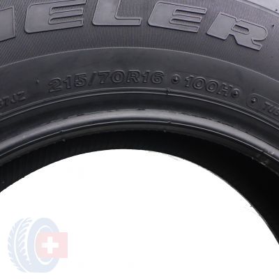 2. 2x BRIDGESTONE 215/70 R16 100H Dueler H/T 687 Lato DOT17/18 6,2-7mm