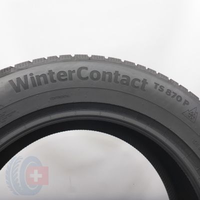 5. Opony 235/60 R18 2x CONTINENTAL 107H XL  WinterContact TS 870P Zimowe 2023 8,8-8,2mm 