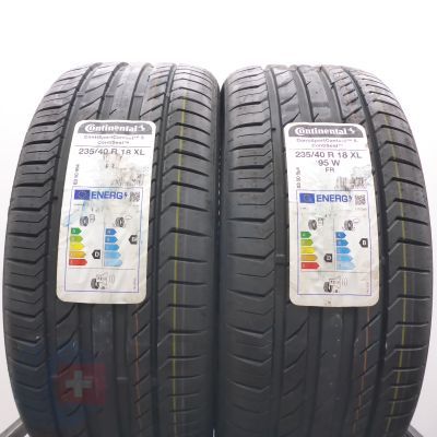 4. Opony 235/40 R18 4x CONTINENTAL 95W XL ContiSportContact 5 SEAL Letnie 2023  