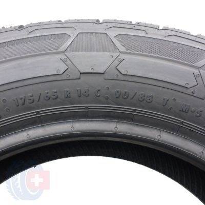 6. Opony 175/65 R14C 4x CONTINENTAL 90/88T VanContact Winter Zimowe 2022 Nieużywane 