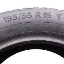 5. Opony 195/55 R15 4x CONTINENTAL 85T WinterContact TS870 Zimowe 2022 Jak Nowe Nieużywane 