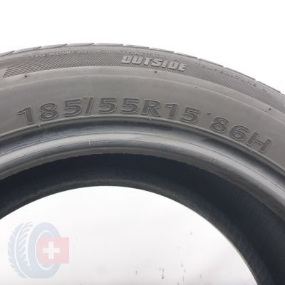 5. Opony 185/55 R15 4x KUMHO 86H Ecowing Es01 Letnie 2020 7mm