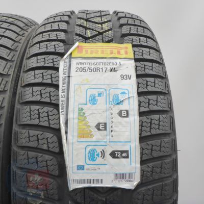 3. Opony 205/50 R17 2x PIRELLI 93V XL Winter Sottozero 3 Zimowe 2014 