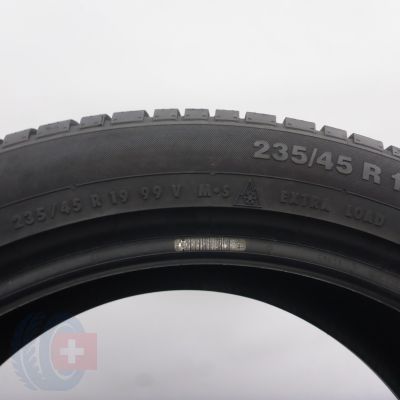 5. Opony 235/45 R19 2x CONTINENTAL 99V XL MO ContiWinterContact TS830P Zimowe 2017 7-8mm