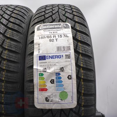 3. Opony 185/65 R15 2x CONTINENTAL 92T XL WinterContact TS870 Zimowe 2022