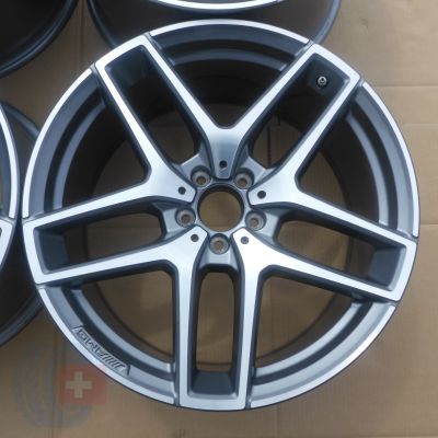 3. 4 x Alufelgi 21 MERCEDES 5x112 Et52,5/38 10/11J Original AMG TPMS