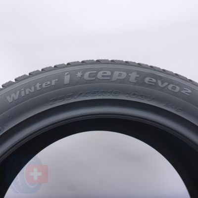 9. Opony 255/45 R18 2x HANKOOK 103V XL Winter I Cept evo2 W320 Zimowe 2016 7,2mm