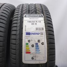 2. Opony 195/55 R15 2x CONTINENTAL 85H UltraContact Letnie 2022