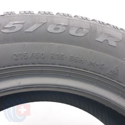 4. Opony 215/60 R16 2x PIRELLI 99H XL Winter 2 Cinturato Zimowe 2024 8mm