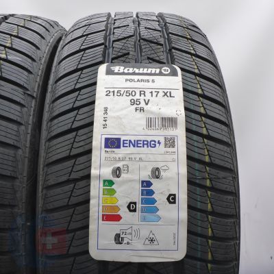 2. Opony 215/50 R17 2x BARUM 95V XL Polaris 5 Zimowe 2022 
