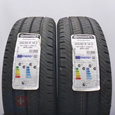 3. Opony 205/65 R16C 4x CONTINENTAL 107/105T VanContact Eco Letnie 2022 