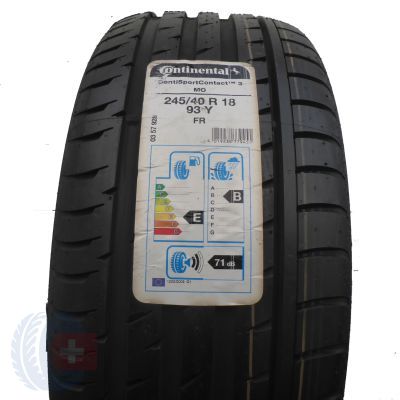 1 x CONTINENTAL 245/40 R18 93Y ContiSportContact 5 MO Lato 2016 