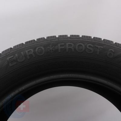 6. Opony 225/55 R17 4x GISLAVED 101V XL EuroFrost6 Zimowe 2018, 2021 Jak Nowe  8-8,2mm
