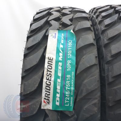 2. Opony 245/75 R16 2x BRIDGESTONE 120/116Q Dueler M/T M+S Letnie 2021 