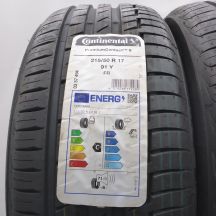 2. Opony 215/50 R17 2x CONTINENTAL 91Y PremiumContact 6 Letnie 2023