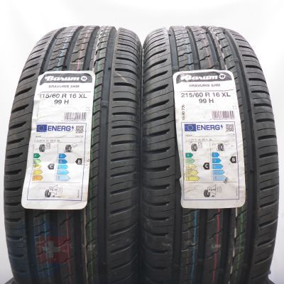 4. Opony 215/60 R16 4x BARUM 99H XL Bravuris 5HM Letnie 2022