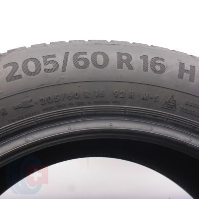 5. Opony 205/60 R16 2x CONTINENTAL 92H WinterContact TS870P Zimowe 2022 6,5-7,4mm