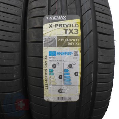 3. 2 x TRACMAX 235/40 ZR19 96Y XL X-privilo TX3 Lato 2022 JAK NOWE