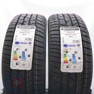 3. Opony 195/50 R16 4x CONTINENTAL 88H XL ContiWinterContact TS 830P A0 Zimowe 2024