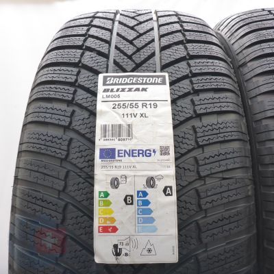 2. Opony 255/55 R19 2x BRIDGESTONE 111V XL Blizzak  LM005 Zimowe 2023 