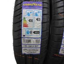 2. 2 x GOODYEAR 165/70 R14 85T XL EfficientGrip Compact Lato 2018 Jak Nowe Nieużywane 
