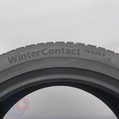 6. Opony 235/45 R18 2x CONTINENTAL 98V XL  WinterContact TS 870 P Zimowe 2021/23 6,5-7,5mm 