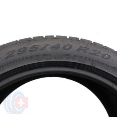 6. 2 x PIRELLI 295/40 R20 106V  Winter Scorpion N0 Zima 5.5-6mm