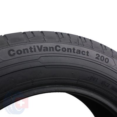 7. 4 x CONTINENTAL 205/65 R16C 107/105T ContiVanContact 200 Lato 2016/18 7 ; 8mm Jak Nowe