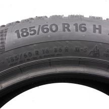 4. Opony 185/60 R16 2x CONTINENTAL 86H WinterContact TS860 Zimowe 2021 Jak Nowe Nieużywane 
