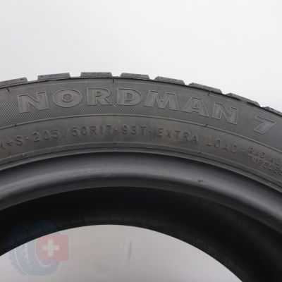 6. Opony 205/50 R17 4x NOKIAN 93T XL Nordman 7 KOLCE Zimowe 2020
