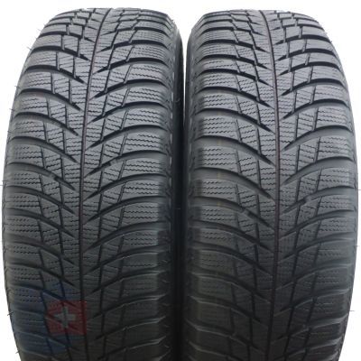 2 x BRIDGESTONE 185/65 R15 88T Blizzak LM001 Zima 2017 6,5-7mm
