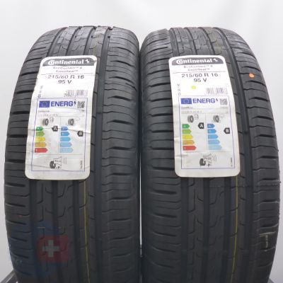 5. Opony 215/50 R16 4x CONTINENTAL 95V EcoContact 6 SEAL Letnie 2023 