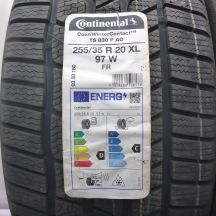 3. Opony 255/35 R20 2x CONTINENTAL 97W XL AO ContiWinterContact Ts830P Zimowe 2022 Nieużywane