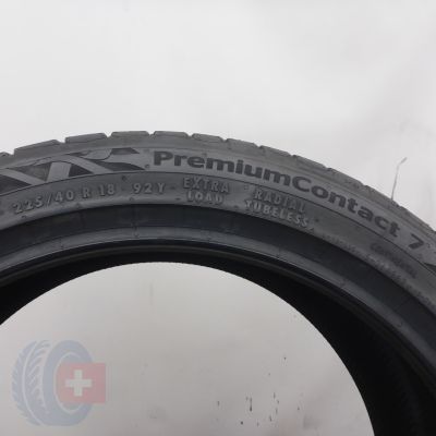5. Opony 225/40 R18 2x CONTINENTAL 92Y XL PremiumContact 7 Letnie 2023