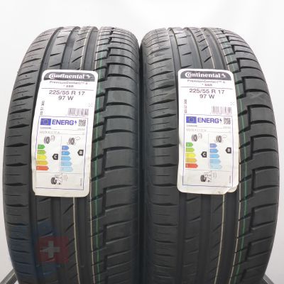 5. Opony 225/55 R17 4x CONTINENTAL 97W PremiumContact 6 RFT BMW Letnie 2023 
