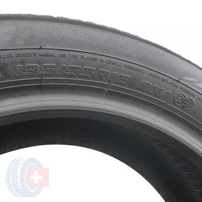 3. 1 x DUNLOP 195/55 R16 91V XL Enasave EC300+ Lato 2019 Jak Nowa Nieużywana 