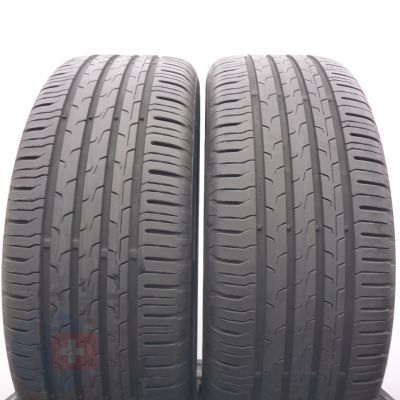 Opony 205/55 R16 2x CONTINENTAL 91W EcoContact6 Letnie 2021 6,2mm