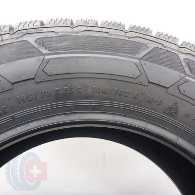 7. Opony 195/70 R15C 4x CONTINENTAL 104/102R VanContact Winter Zimowe 2022