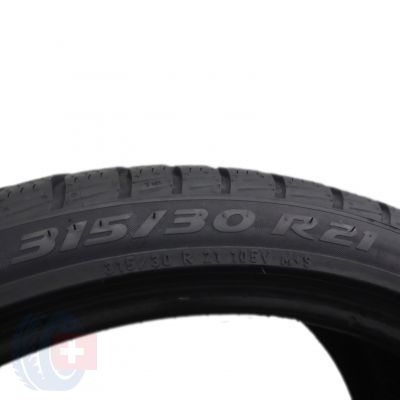 7. 2 x PIRELLI 315/30 R21 105V Winter Sottozero 3 N0 Zima 6.2-6.8mm 