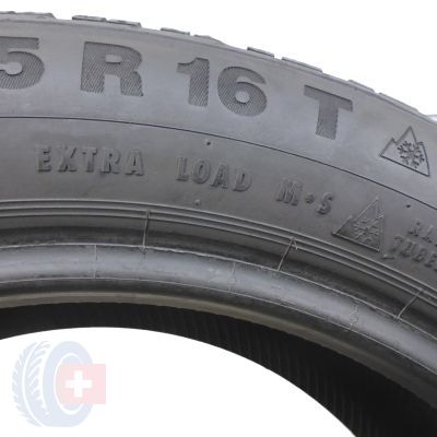 7. 2 x CONTINENTAL 185/55 R16 87T XL ContiWinterContact TS850 Zima 2014 Jak Nowe 6,8-7mm