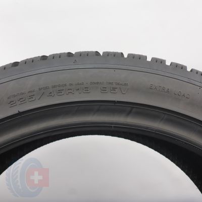 6. Opony 225/45 R18 2x DUNLOP 95V XL Winter Sport 5 2017 8,8mm 