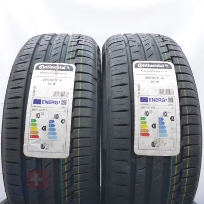 Opony 205/50 R16 2x CONTINENTAL 87W  PremiumContact 6 Letnie 2024  