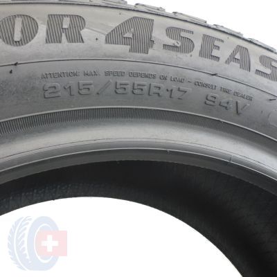 5. 2 x GOODYEAR 215/55 R17 94V Vector4Season GEN-2 Wielosezon 2021/22 8mm