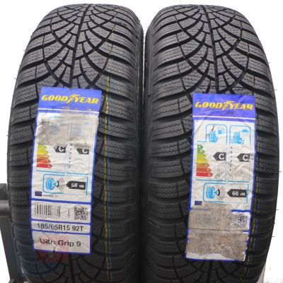 5. 4 x GOODYEAR 185/65 R15 92T XL UltraGrip 9 Zima 2018 NIEUŻYWANE JAK NOWE