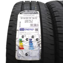 2. Opony 215/60 R16C 4x CONTINENTAL 103/101T ContiVanContact eco Letnie 2021 Jak Nowe
