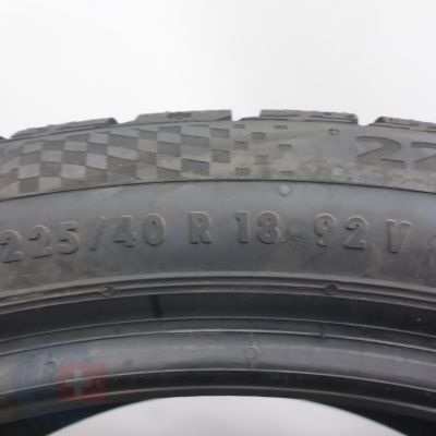 4. Opony 225/40 R18 2x CONTINENTAL 92V XL WinterContact TS860S RunFlat Zimowe 2023 Nieużywane