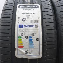 3. Opony 225/40 R18 4x CONTINENTAL 92Y XL BMW EcoContact6 Letnie 2023, 2024 Nieużywane