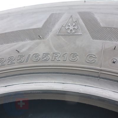 5. Opony 225/65 R16C 2x BRIDGESTONE 112/110R Blizzak W810 Zimowe 2020 9-9,8mm