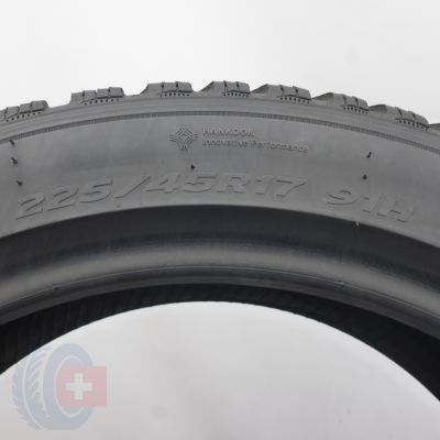 6. Opony 225/45 R17 2x HANKOOK 91H Winter I Cept RS3 W462 Zimowe 2022 7mm