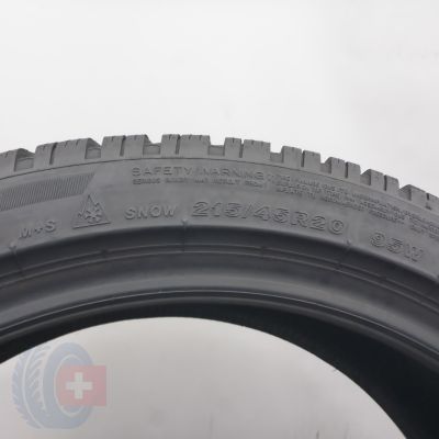 8. Opony 215/45 R20 4x BRIDGESTONE 95W XL Blizzak 6 Zimowe 2025 7,8 i 7,5mm     